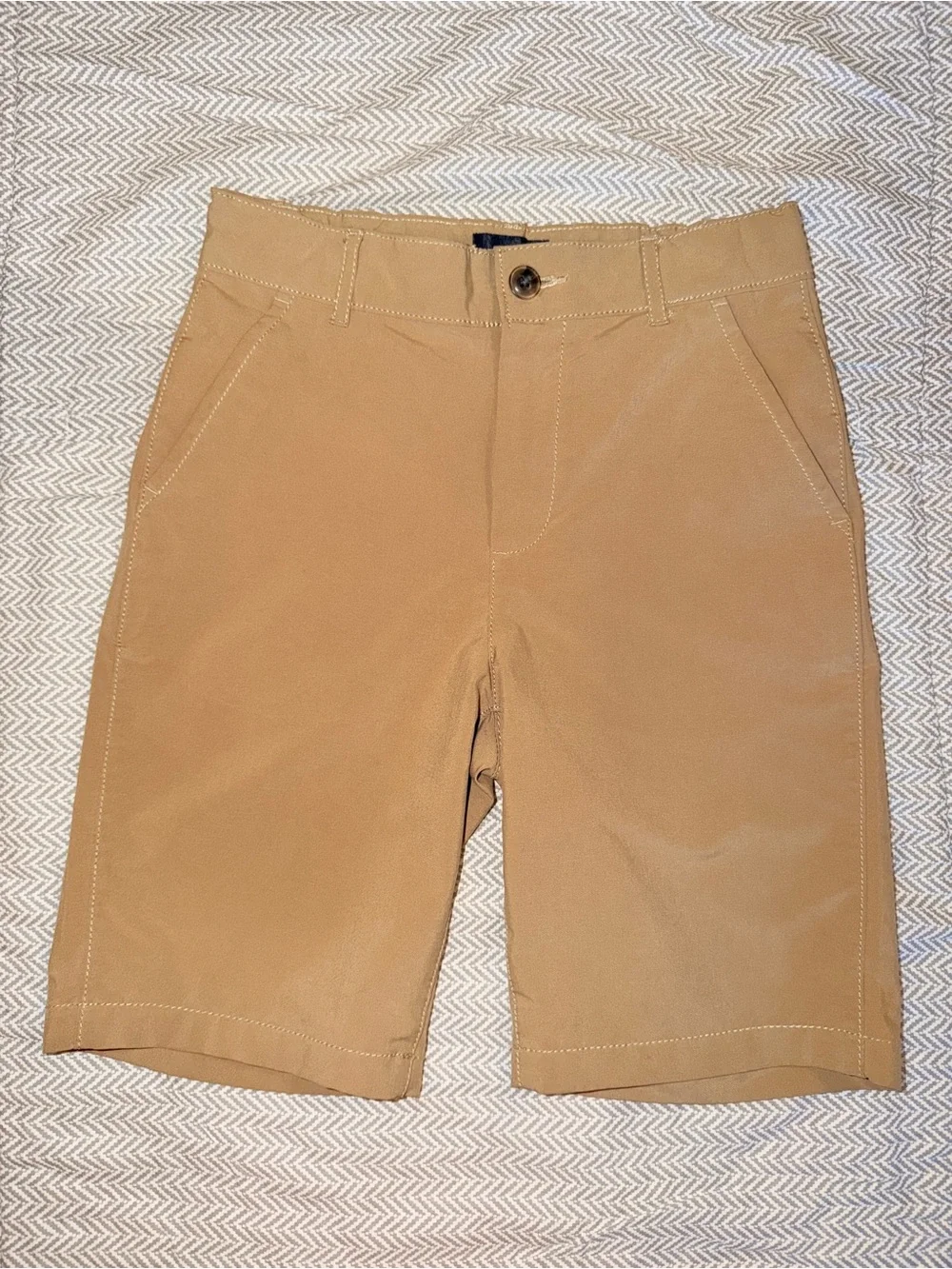The Children’s Place Boys Khaki Performance Uniform Shorts